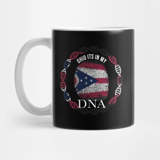 Ohio Its In My DNA - Ohioan Flag - Gift for Ohioan From Ohio Mug